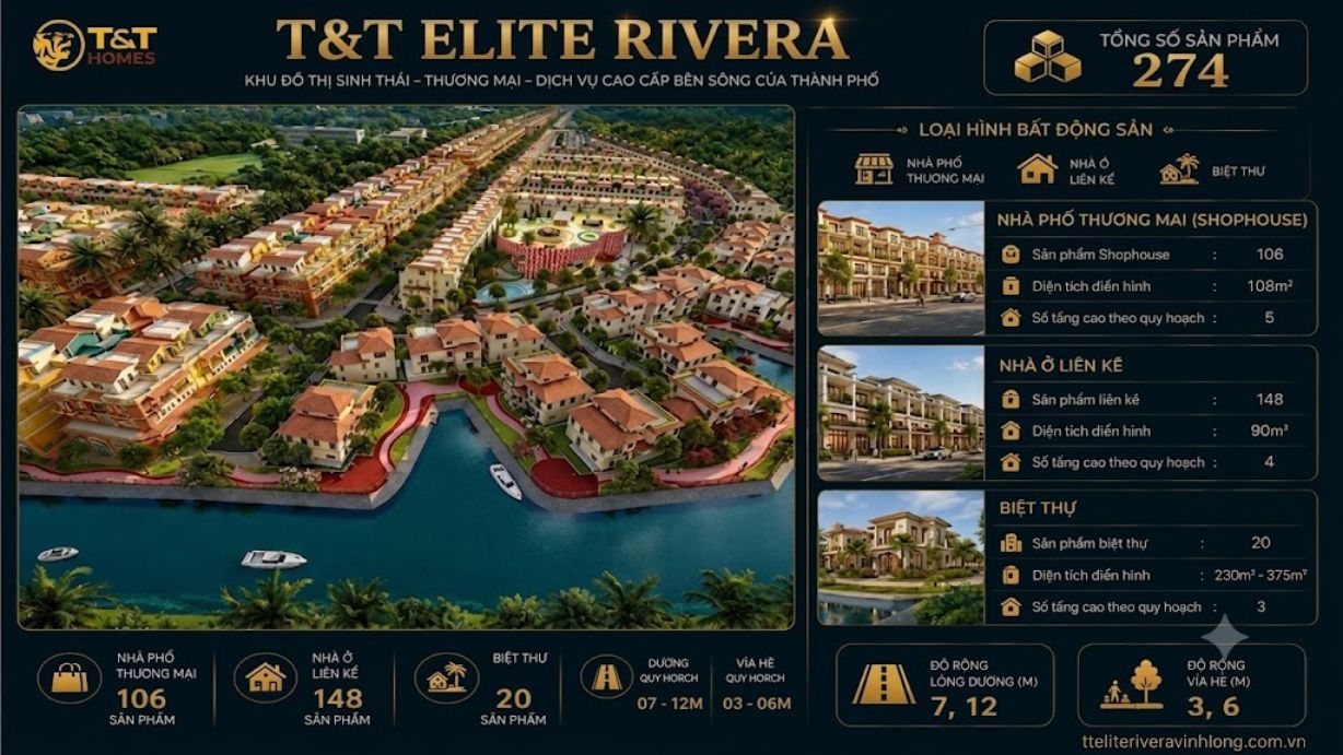 Mặt bằng T&T Elite Rivera