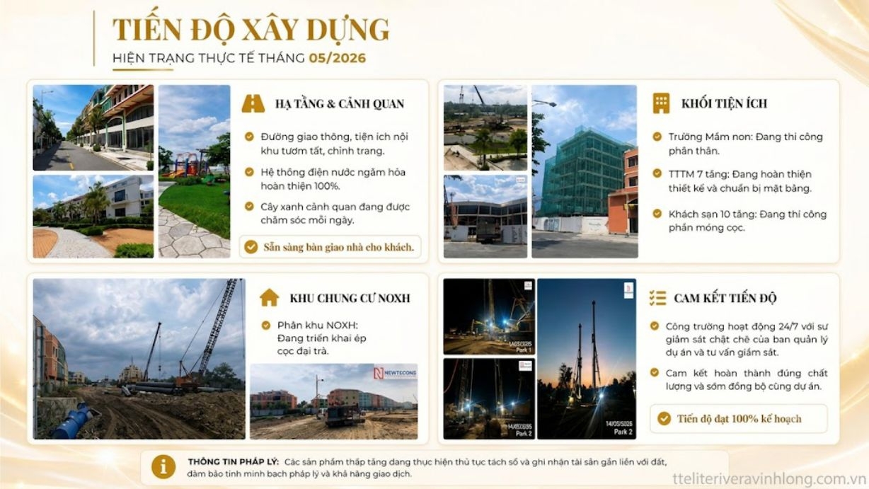 Tiến Độ Xây Dựng T&T Elite Rivera
