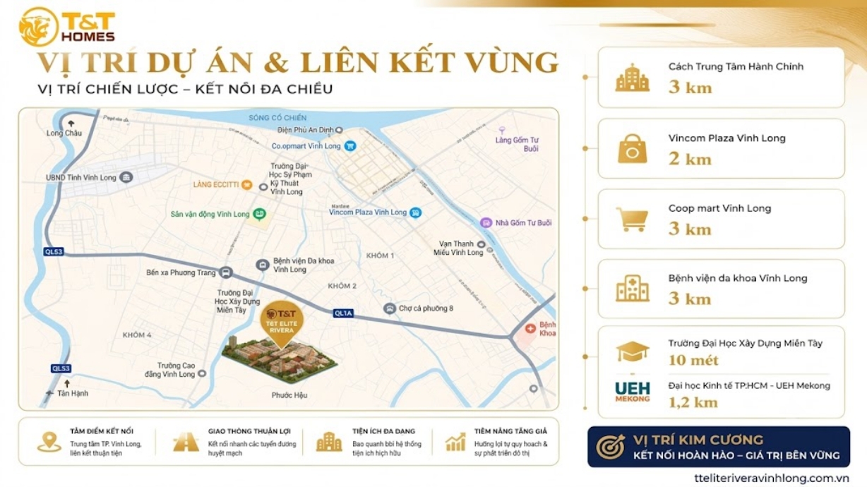 Bản đồ vị trí khu đô thị T&T Elite Rivera