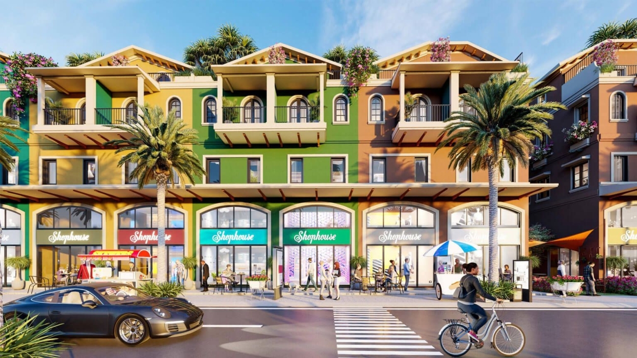 T&t Elite Rivera Vĩnh Long Phối cảnh Shophouse đa công năng